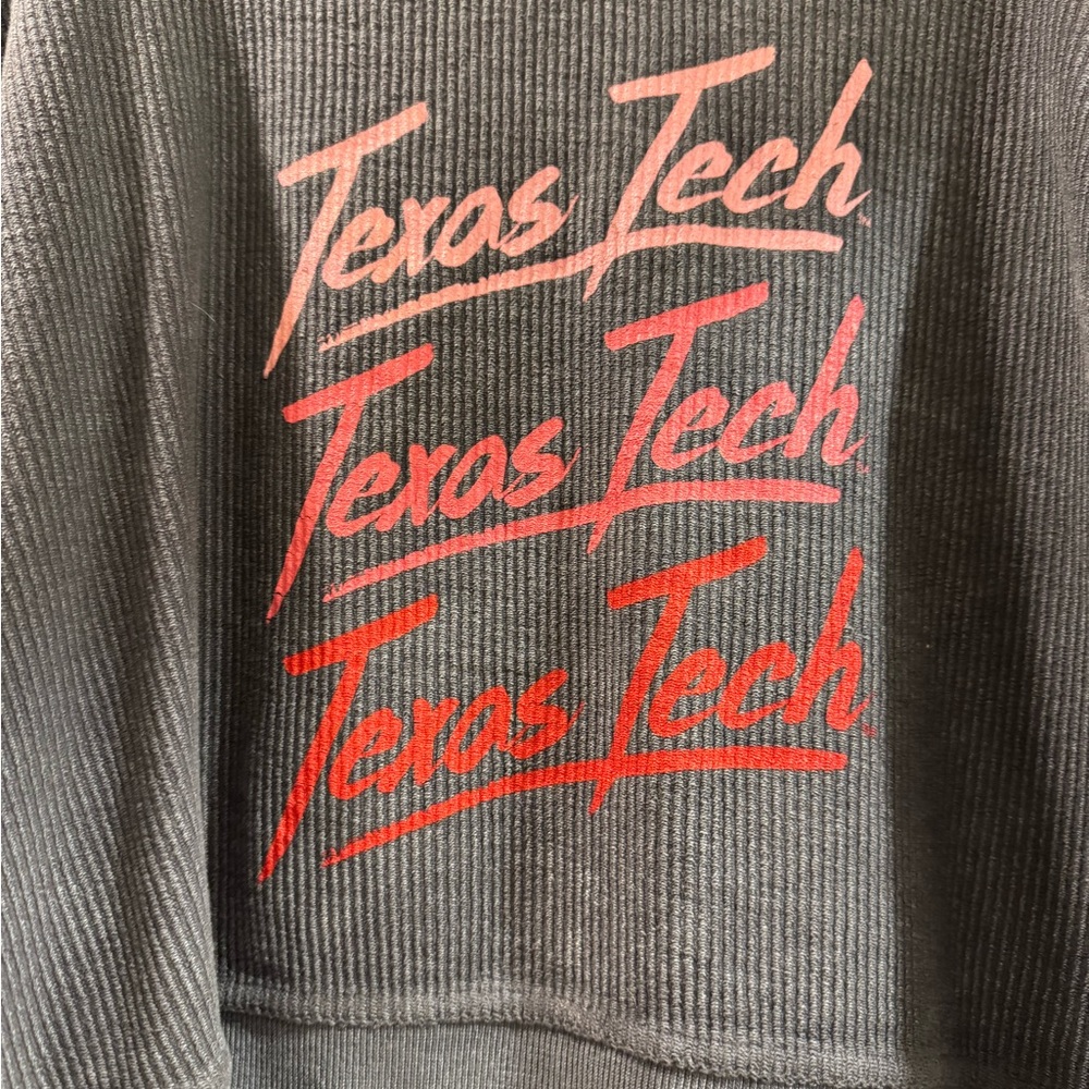 Gray Texas Tech Women's Top medium, cropped - Picture 2 of 4